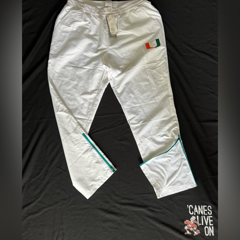Official University Of Miami Adidas Parley Pants